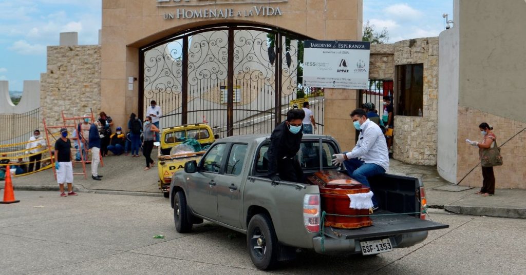 Muertos por coronavirus en Ecuador