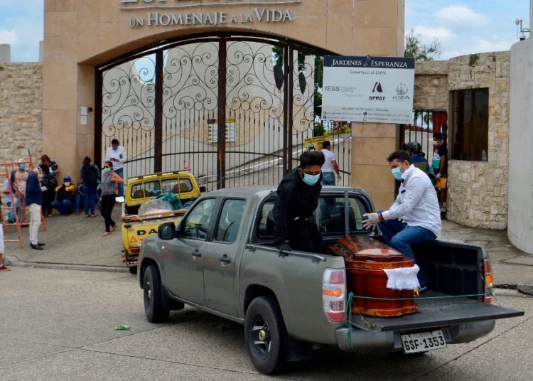 Muertos por coronavirus en Ecuador