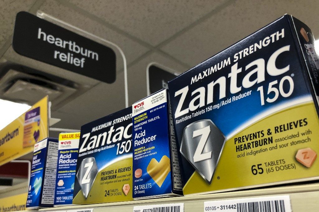 FDA pide sacar los productos de ranitidina (Zantac) del mercado