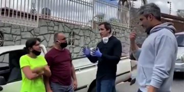 Juan Guaidó reapareció