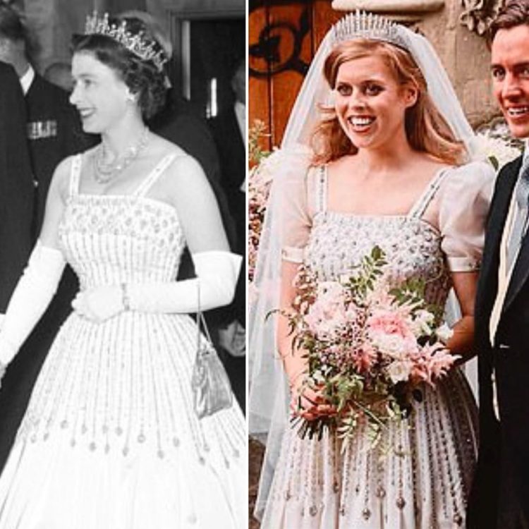 vestido de novia Beatriz de york