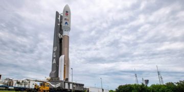 Cohete Atlas V que llevará al Rover Perseverance a Marte. Foto: NASA / ULA