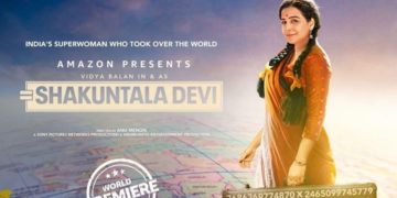 Imagen de promoción de la película Shakuntala Devi. Foto Instagram @balanvidya