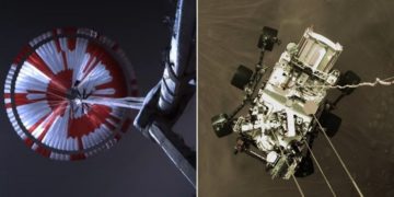 aterrizaje del rover Perseverance en Marte